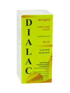 Dialac 40 mg/ml / 30 ml picături orale, emulsie
