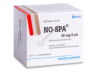 No-spa 40 mg/2 ml soluţie injectabilă