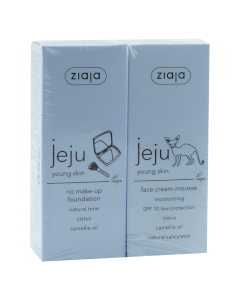 Ziaja Jeju No Make-up Fondation Natural fata + Mousse 30 ml Cremă 1 comp