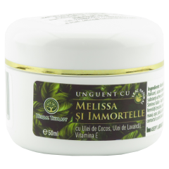 Asept Laboratories Unguent cu Melissa si Immortelle ung. 50 ml 1 comp