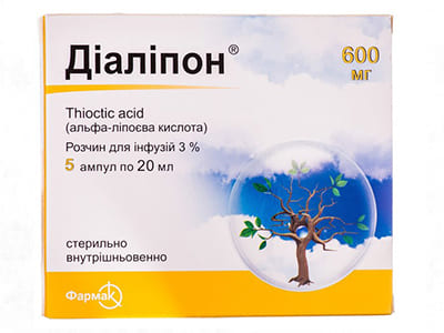 Dialipon 30 mg/ml / 20 ml soluţie perfuzabilă