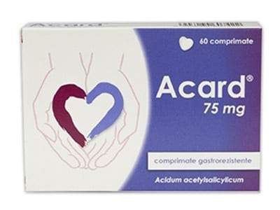 Acard 75 mg comprimate gastrorezistente
