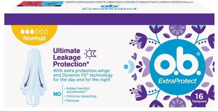 o.b. Tampoane OB ExtraProtect Normal, 16 buc.