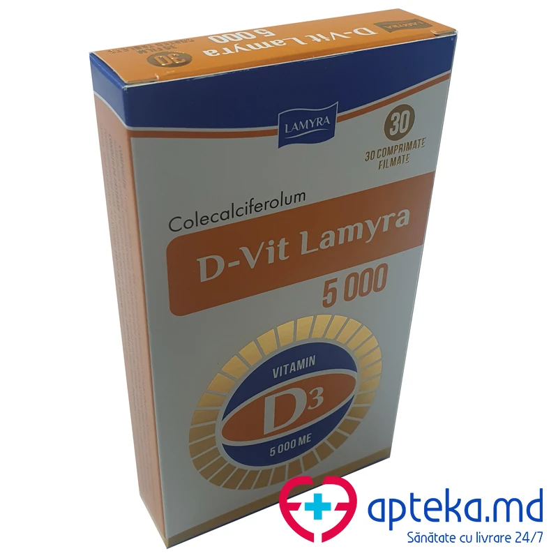 D-Vit Lamyra 5000 UI comprimate filmate