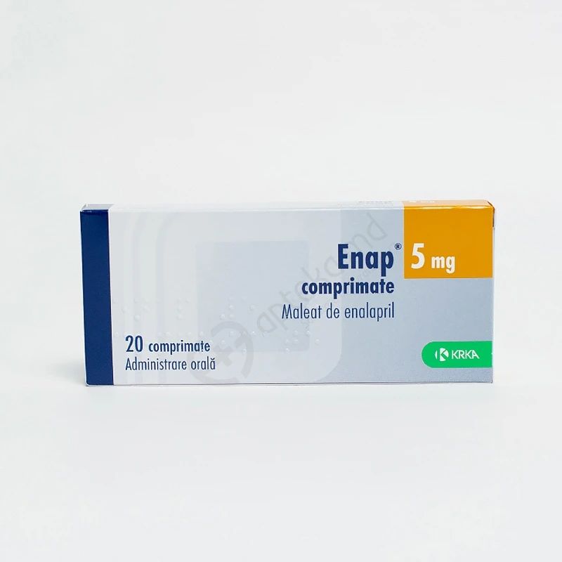 Enap 5 mg 5 mg comprimate