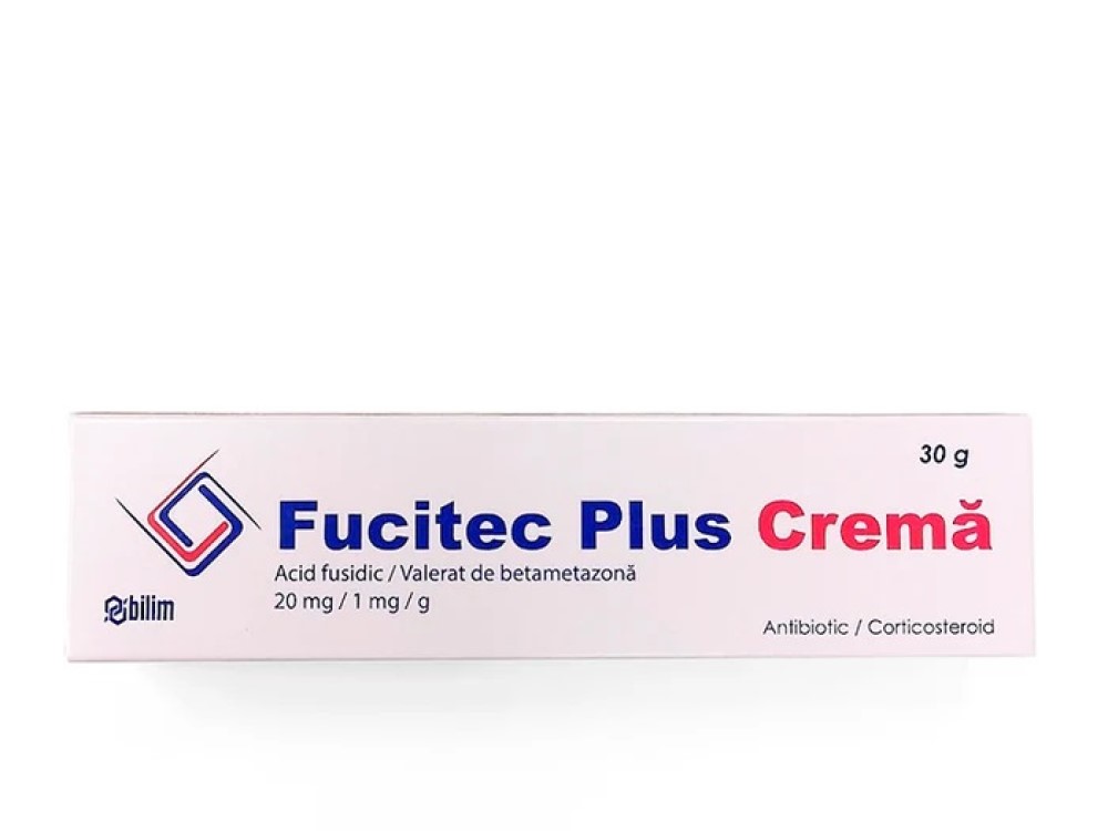 Fucitec Plus 20 mg/1 mg/g / 30 g cremă