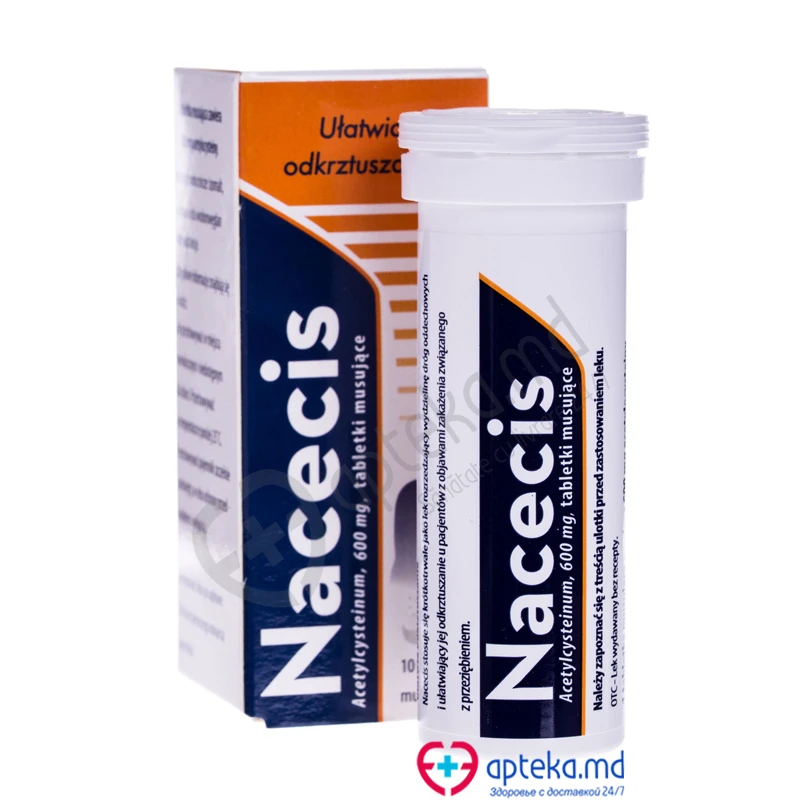 Nacecis 600 600 mg comprimate efervescente