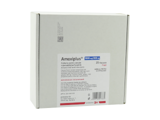 Amoxiplus 1000 mg/200 mg pulbere pentru soluție injectabilă/perfuzabilă 1000 mg + 200 mg pulb./soluție injectabilă/perf.