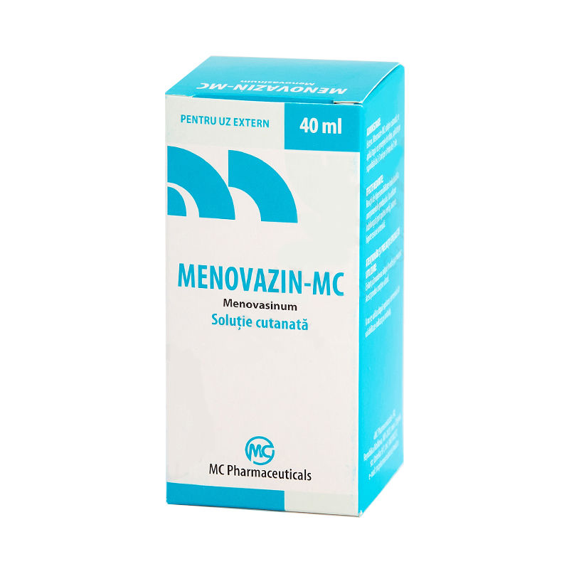 Menovazin-MC 25 mg/10 mg/10 mg/ml / 40 ml soluţie cutanată