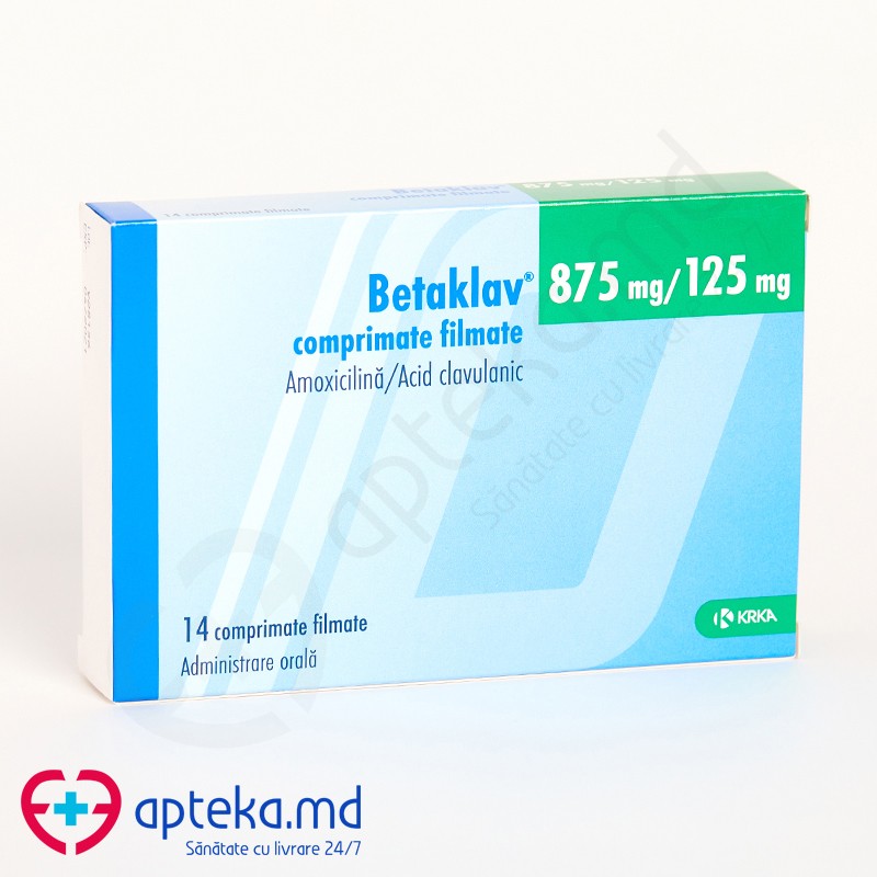 Betaklav 875 mg/125 mg comprimate filmate