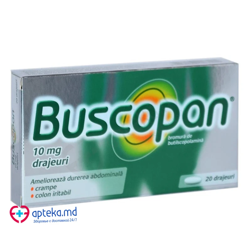 Buscopan 10 mg drajeuri