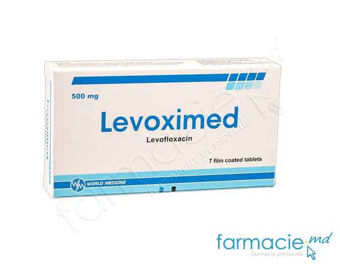 Levoximed 500 mg comprimate filmate