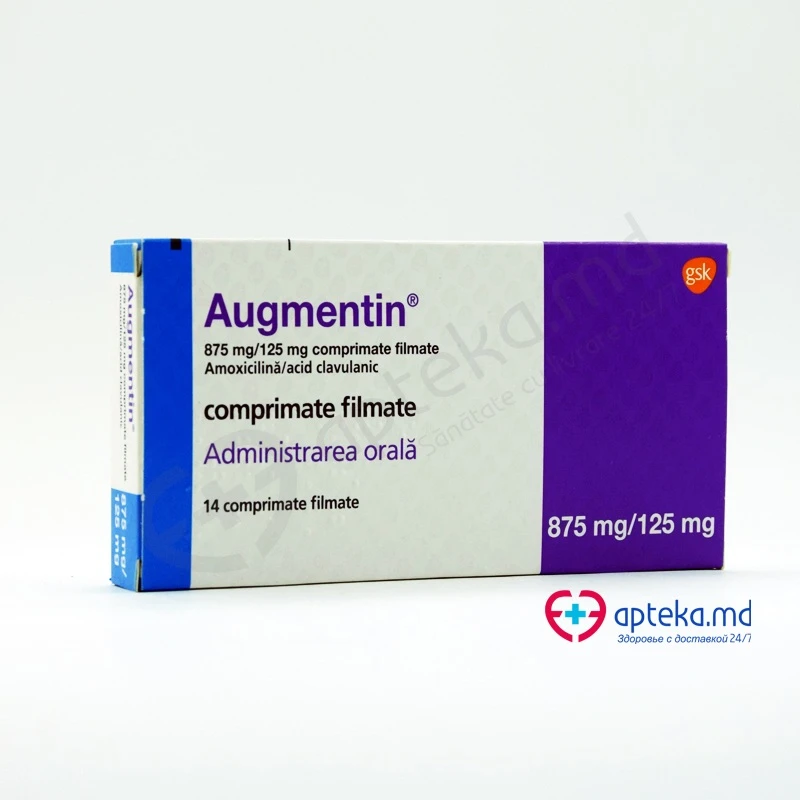 Augmentin 875 mg/125 mg comprimate filmate
