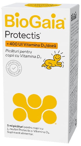 Protectis Vit. D3 400 UI + Probiotic 5 ml